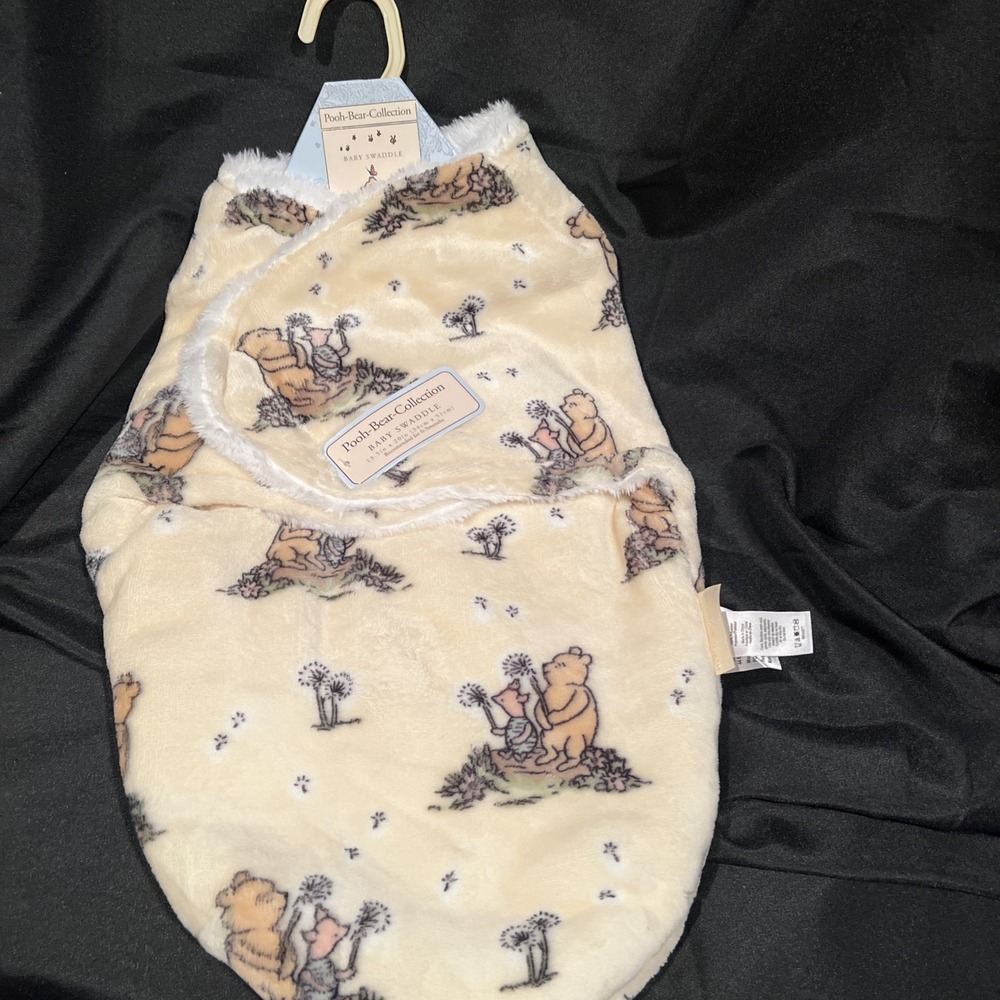 Pooh-Bear-Collection | Winnie the Pooh & Piglet | Plush Baby Swaddle Super‎ Soft